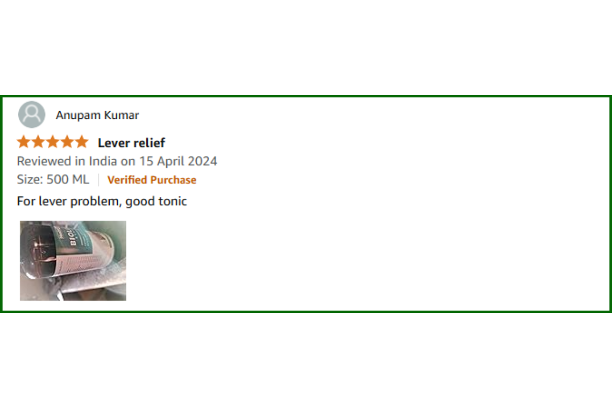 Customer Feedback of Biolive
